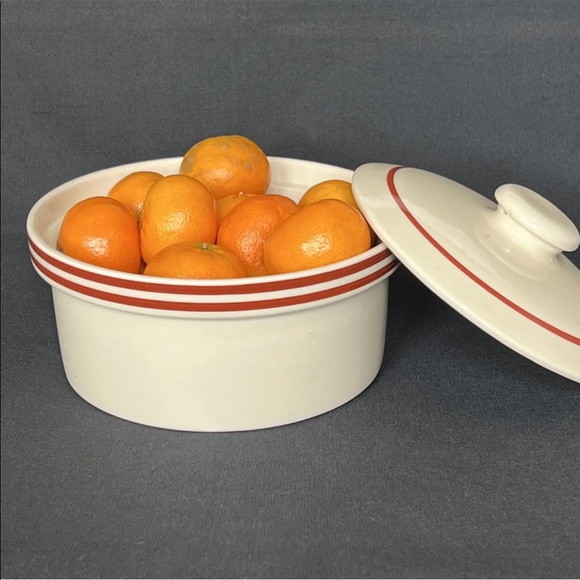 VTG TG Green Church Gresley Ascot Cookware Sienna Large Covered Casserole Bowl - Picture 2 of 5